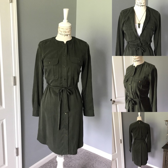 Banana Republic Dresses & Skirts - NWOT Banana Republic Army Green Dress